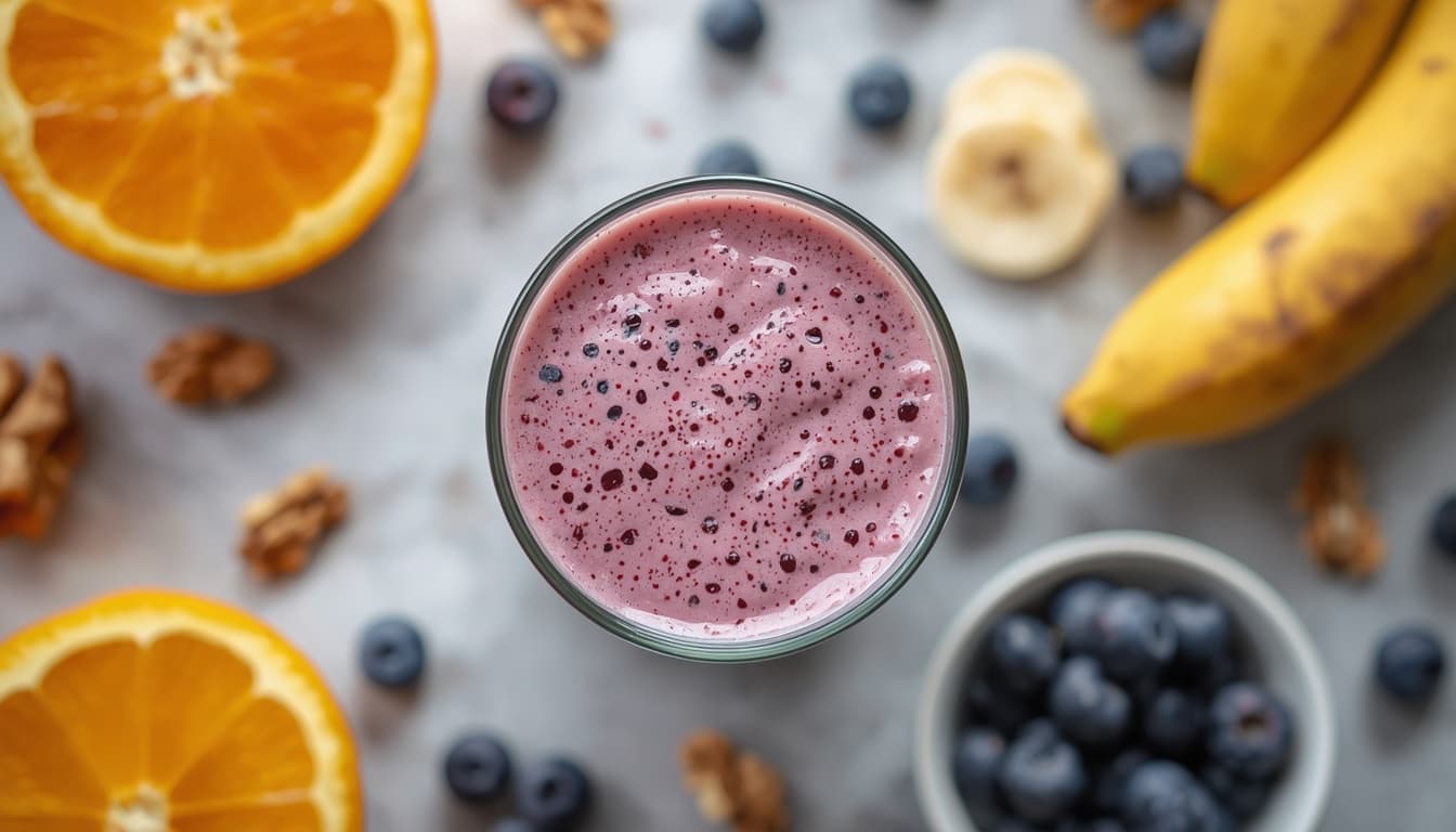 Orange Blueberry Walnut Fresh Blend